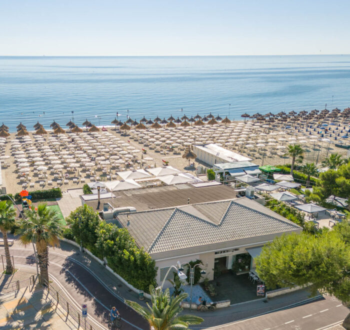 foto aera drone spiaggia tortoreto